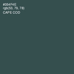 #354F4E - Cape Cod Color Image